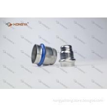STAINLESS STEEL PIPE FITTING V PROFILE CAP